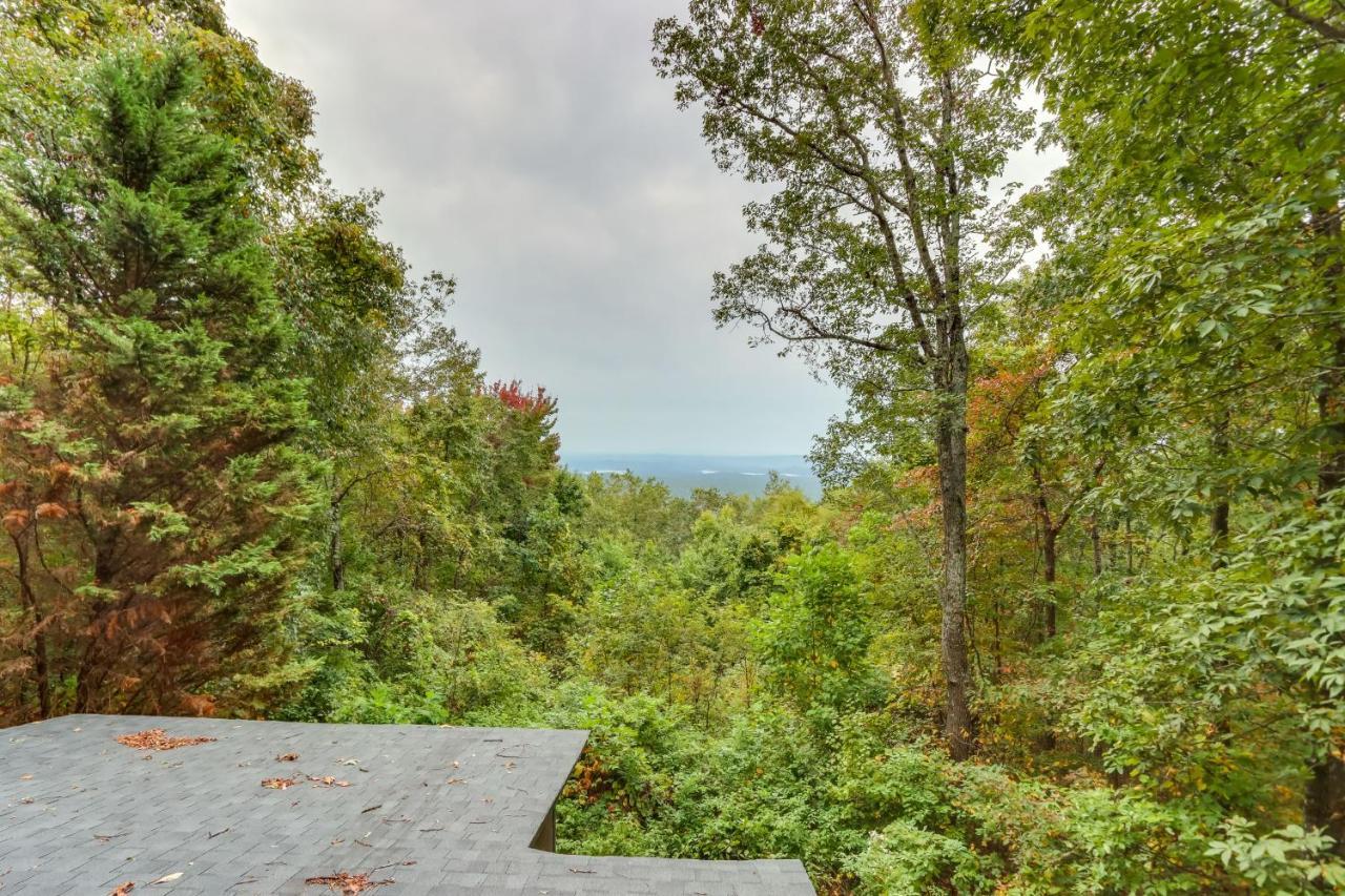 Mountaintop Ellijay Cabin With Private Hot Tub Exterior foto